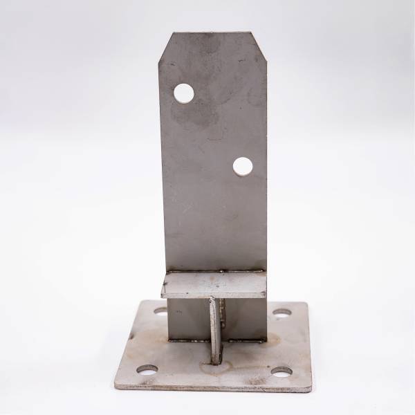 Pied de poteau inox A4 130X130X220MM – Image 3