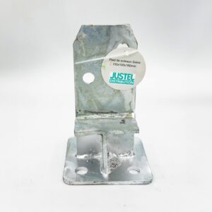 Pied de poteau galvanisé 100X100X160MM